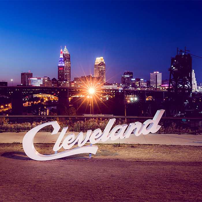 Cleveland Script Sign (Tremont)